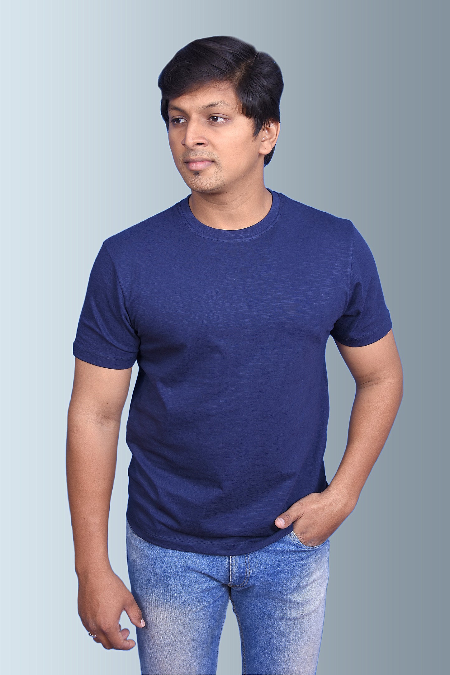 Crew Neck- Slub Jersey